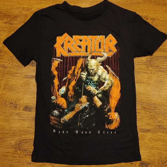 KREATOR Hate Über Alles metal band shirt graphic tee album tour shirt Small 🔥🔥 - Picture 4 of 4